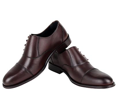 the leather box the valiant captoe side lace oxford-new variant calf brown leather mens shoes